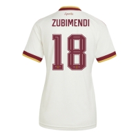 Camiseta España Martin Zubimendi #18 Segunda Equipación Replica Mundial 2026 para mujer mangas cortas